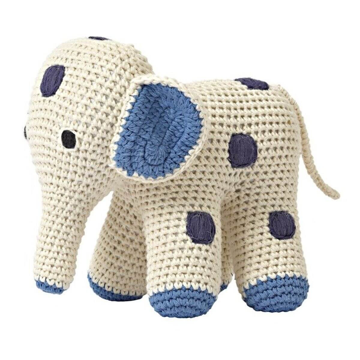 Natural baby Elephant Comforter, ALFRED AND COMPANY