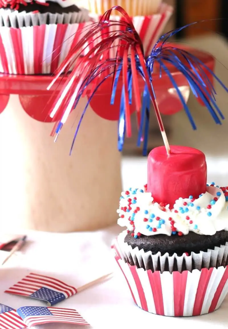 Firecracker Cupcakes