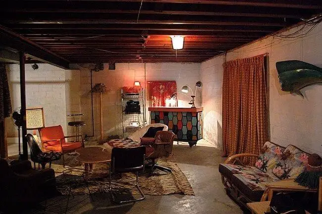 Basement living room