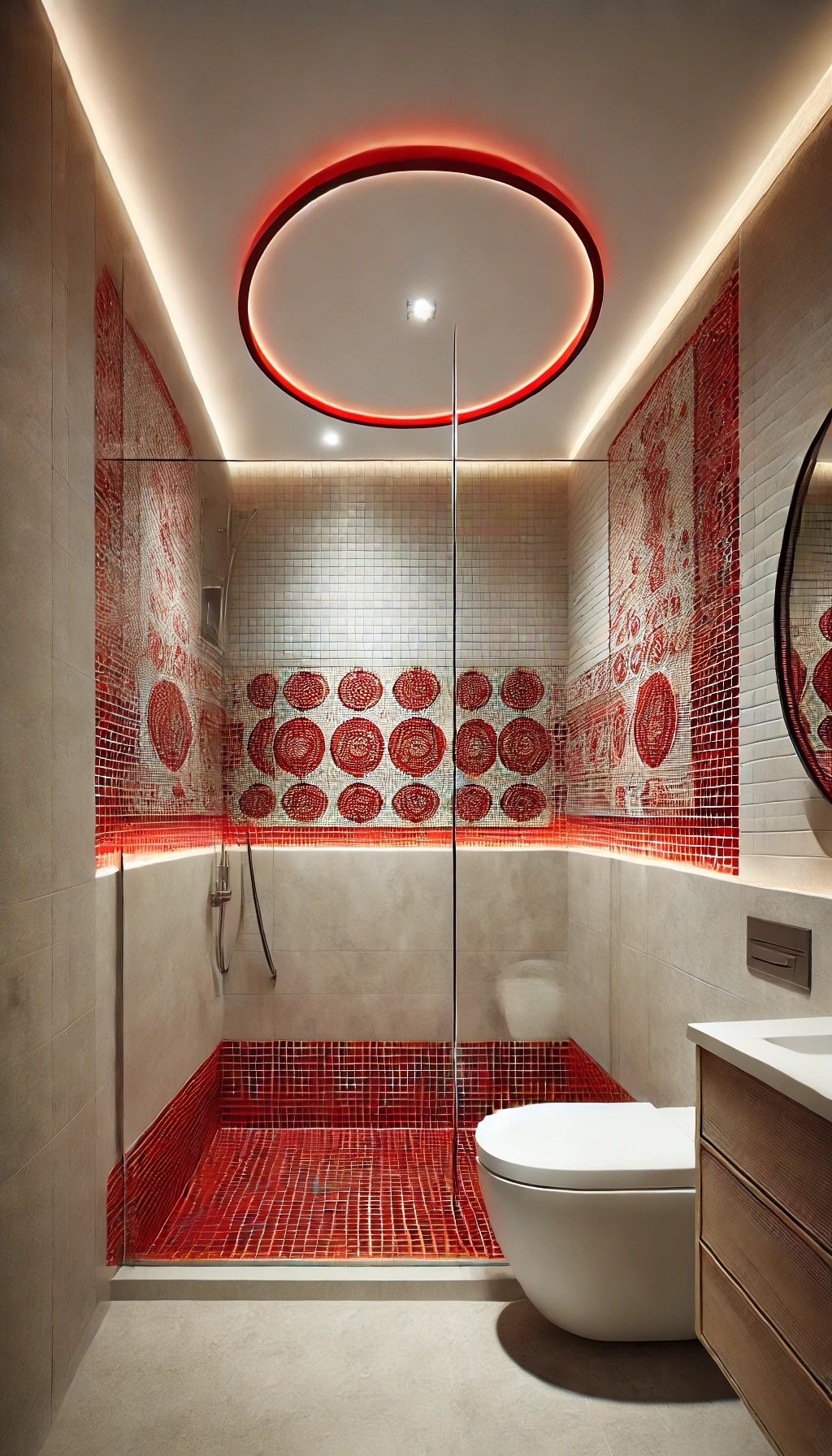 Red Tiles and Mosaics