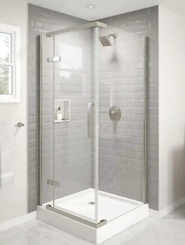 Corner Enclosure Shower.