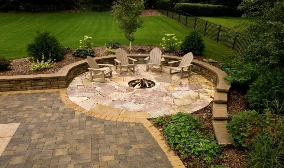 Firepit centerpiece