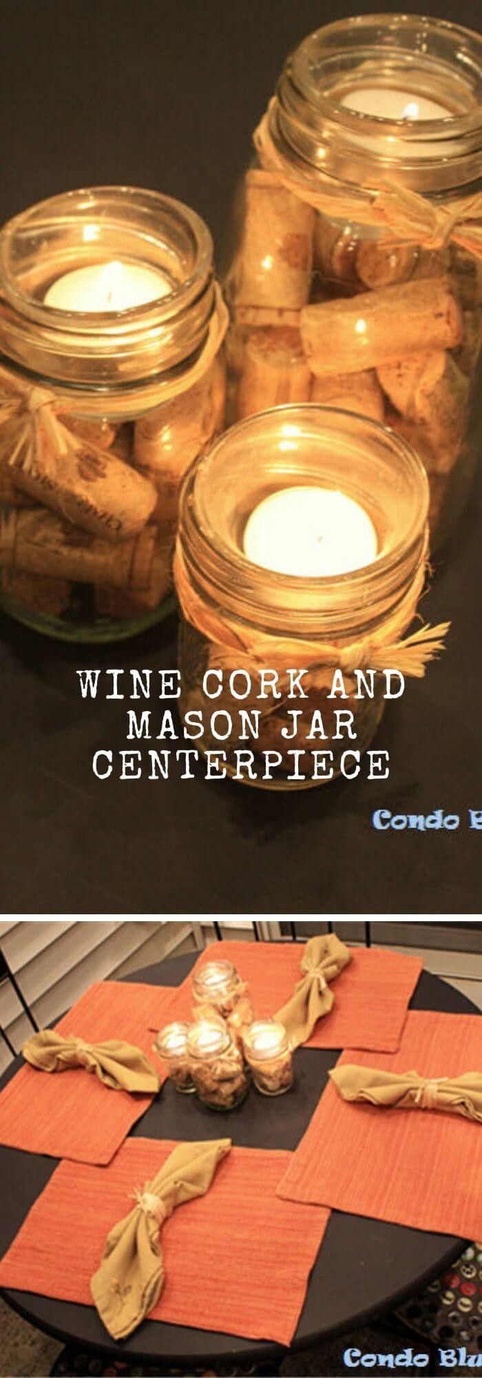 The corks and candles