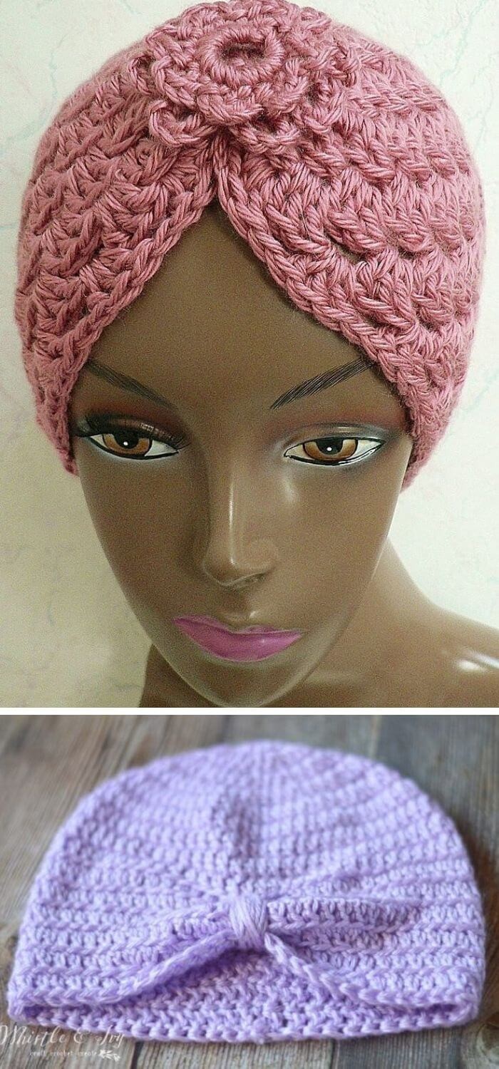 Crochet Turban Chemo Cap