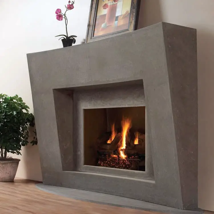 Modern fireplace surround ideas.