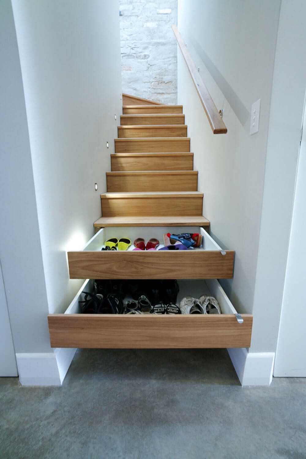 #18. Drawers under the stairs