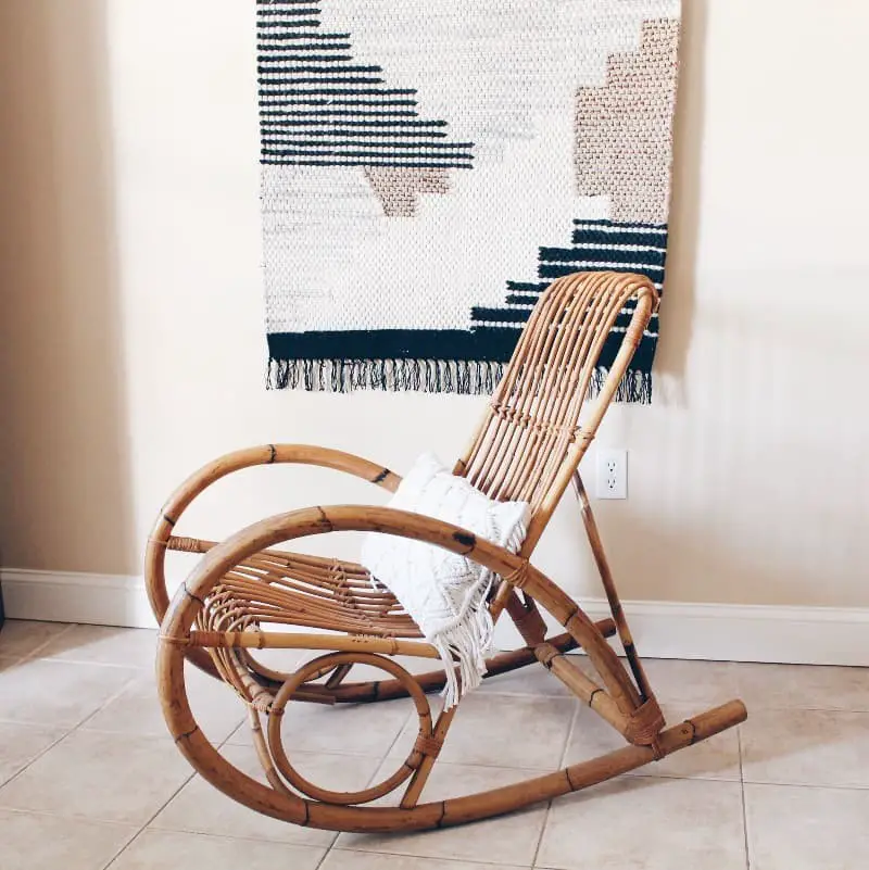 Rattan Rocking Chairs.