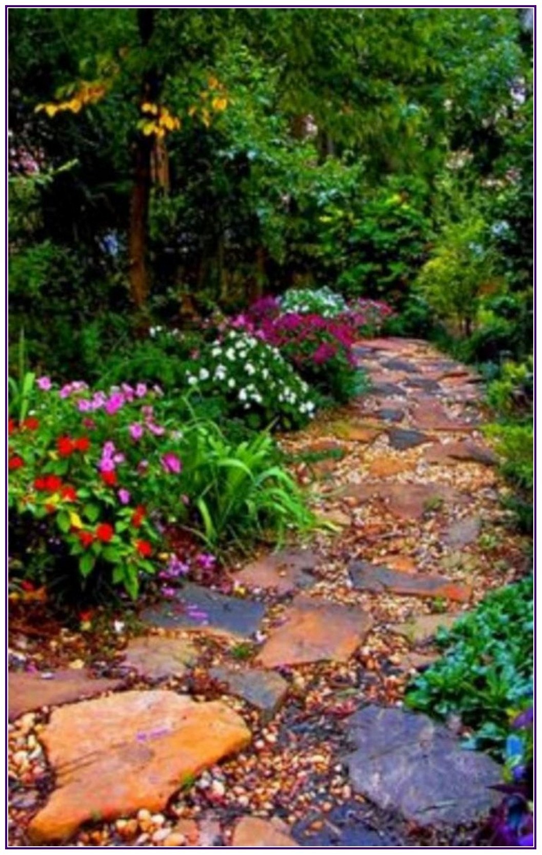 Use your extra space for a cool pathway