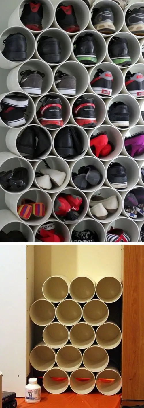 PVC Shoe Rack