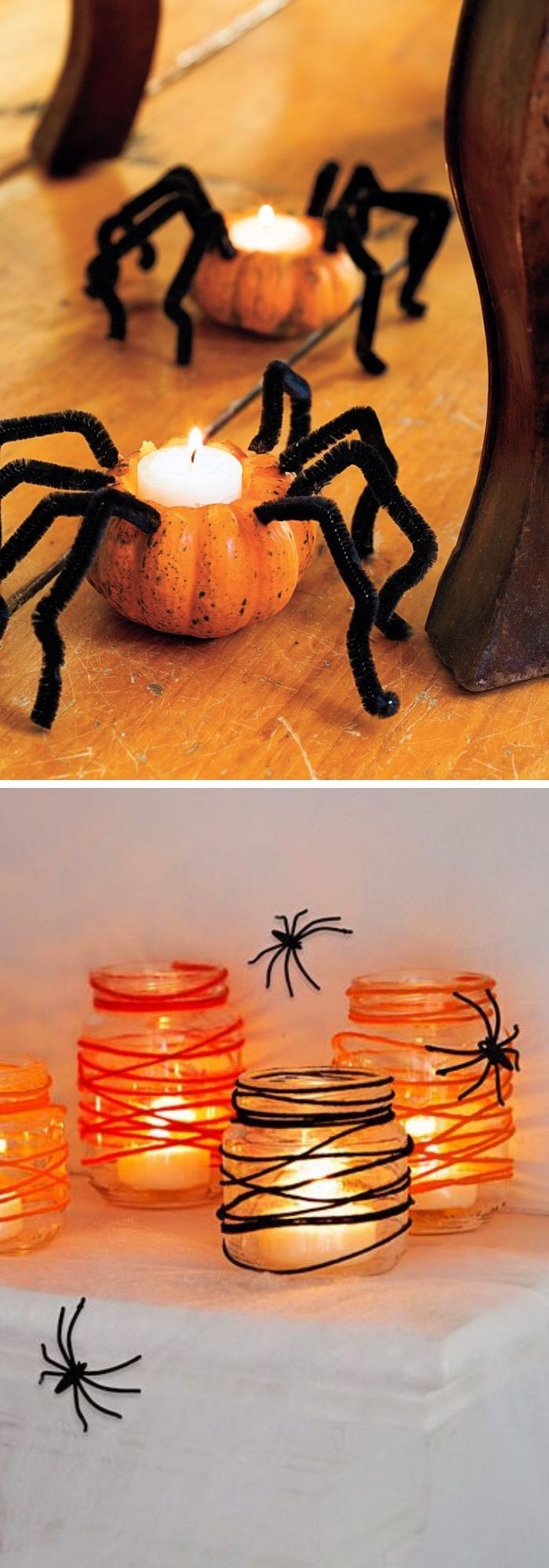 Spider candle holder