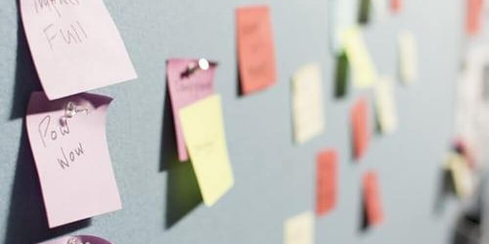 Post-it notes board