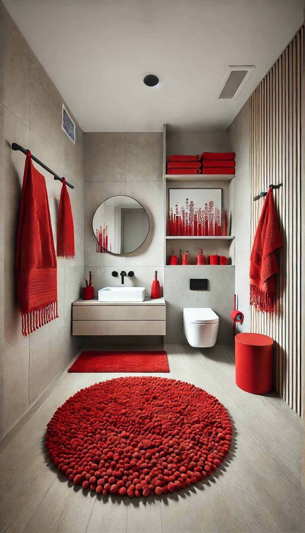 Modern Red Accents