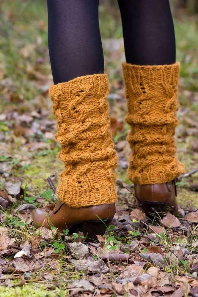 Crochet Wheat Stitch Leg Warmer