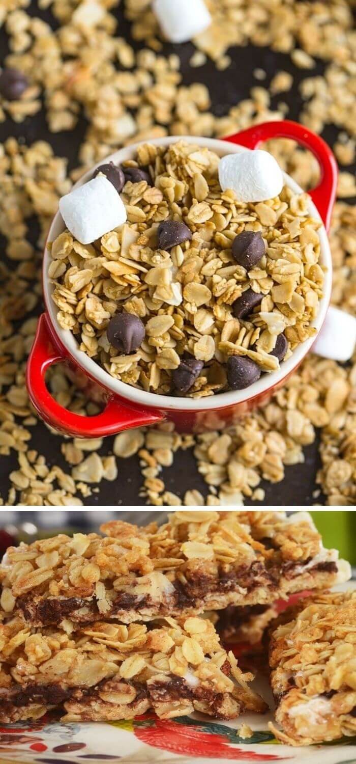 Warm s’more Granola