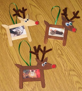 #2. Photo frame ornaments pictured