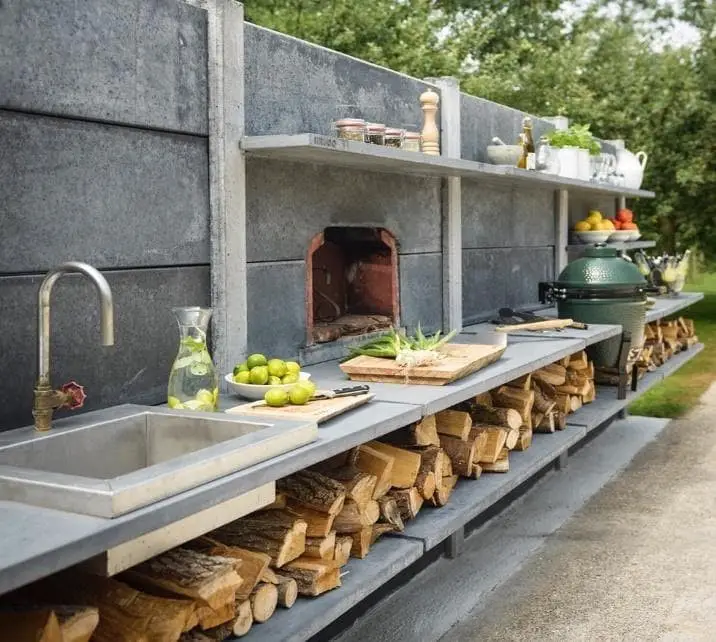 Outdoor kitchen sink ideas