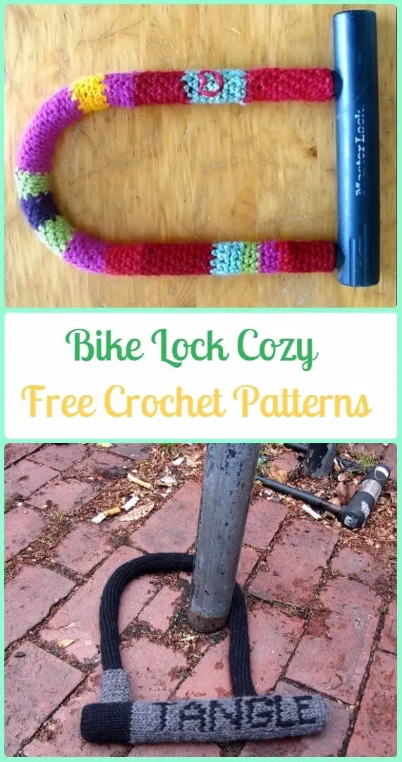 Crochet Bike Lock cozy