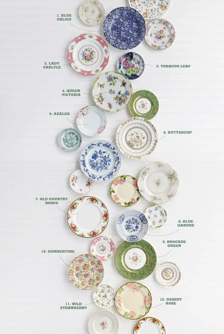 #7. Antique Floral China Patterns