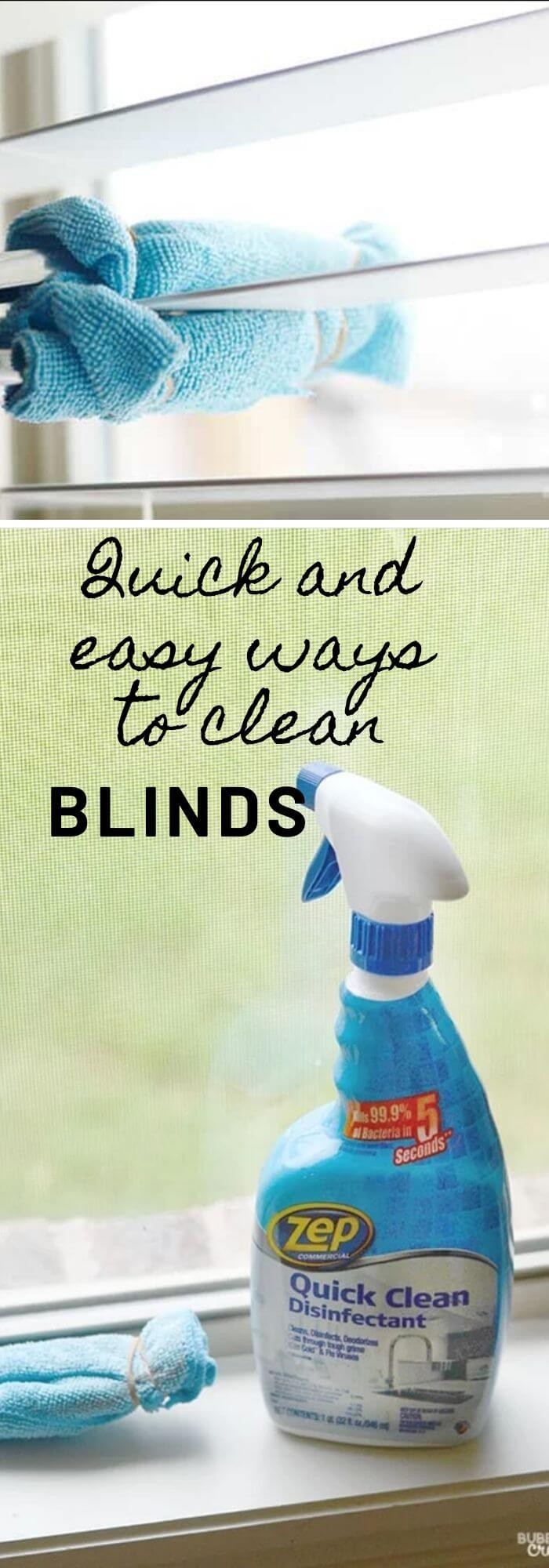 Easy ways to clean blinds