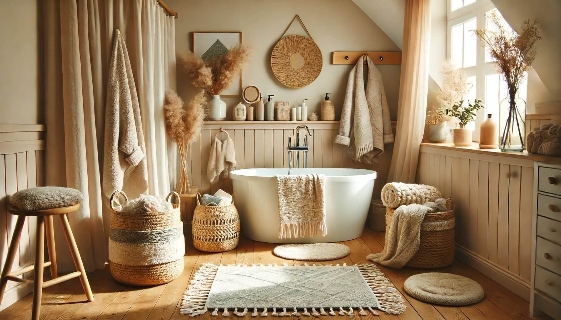 Soft Textiles and Warm Accents