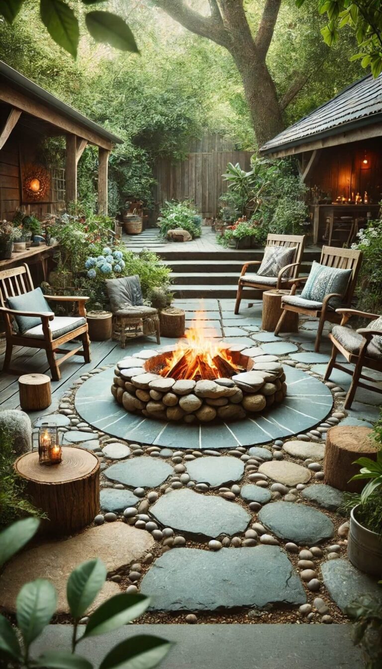 15 Stunning Rustic Fire Pit Ideas To Cozy Up Your Backyard