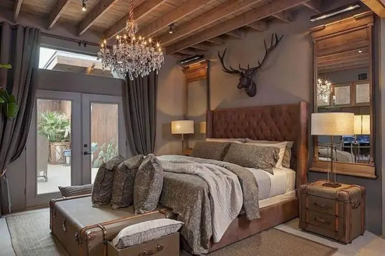 Deer Head Above Bed