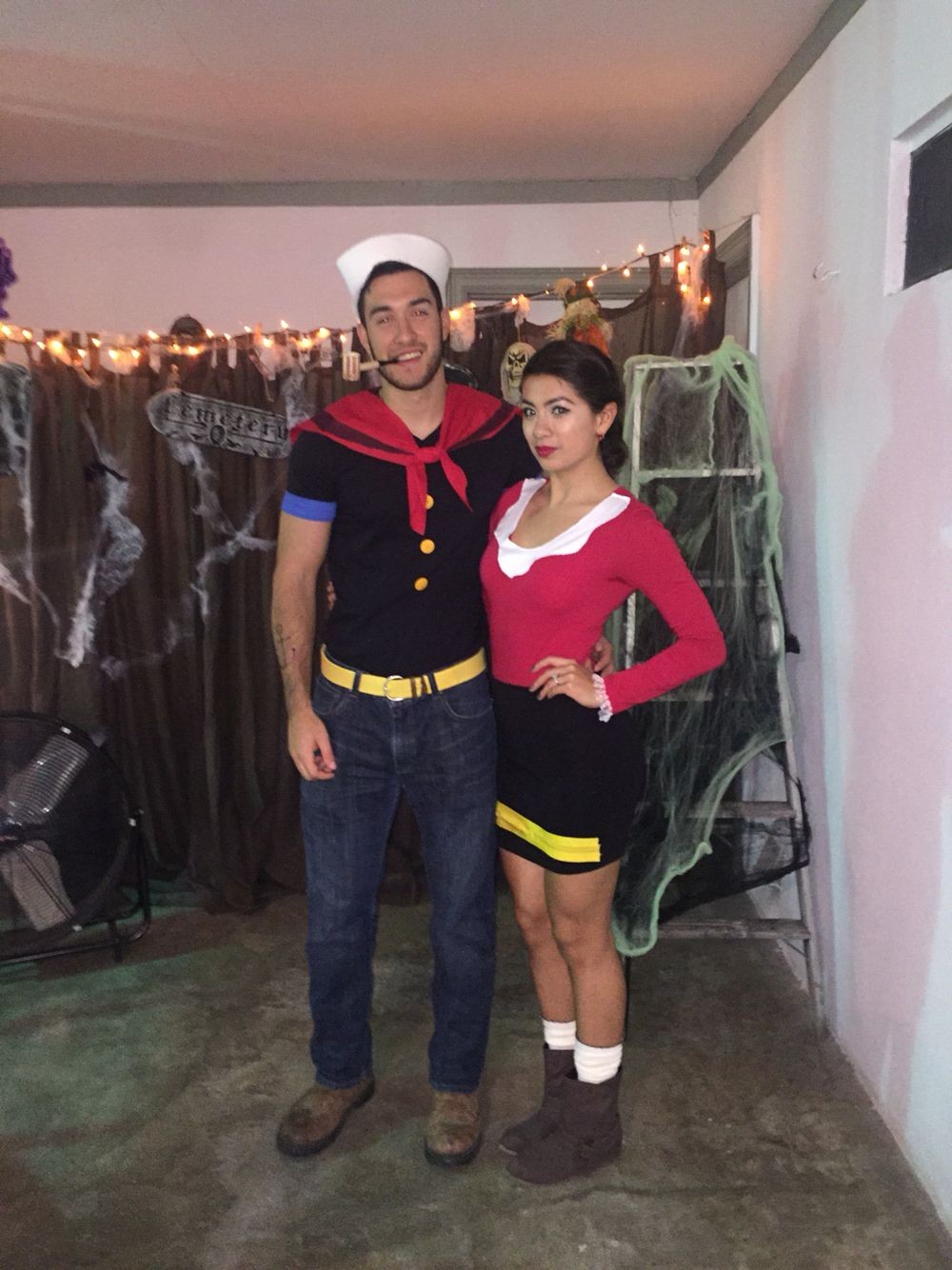 Popeye and Olive Oyl