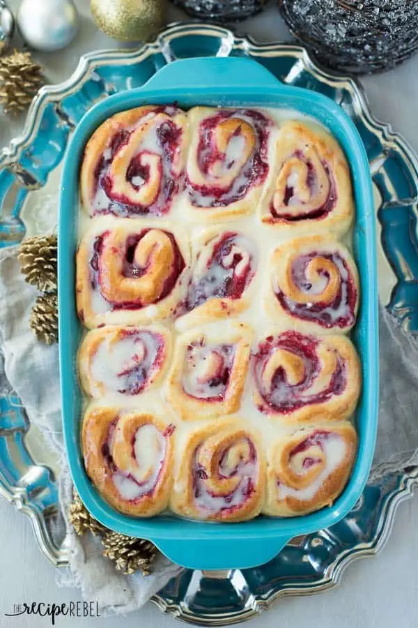 #19. White Chocolate Cranberry Sweet Rolls