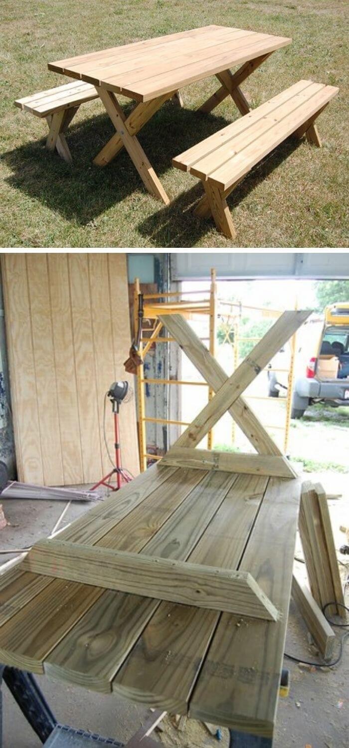 Weekend picnic table project