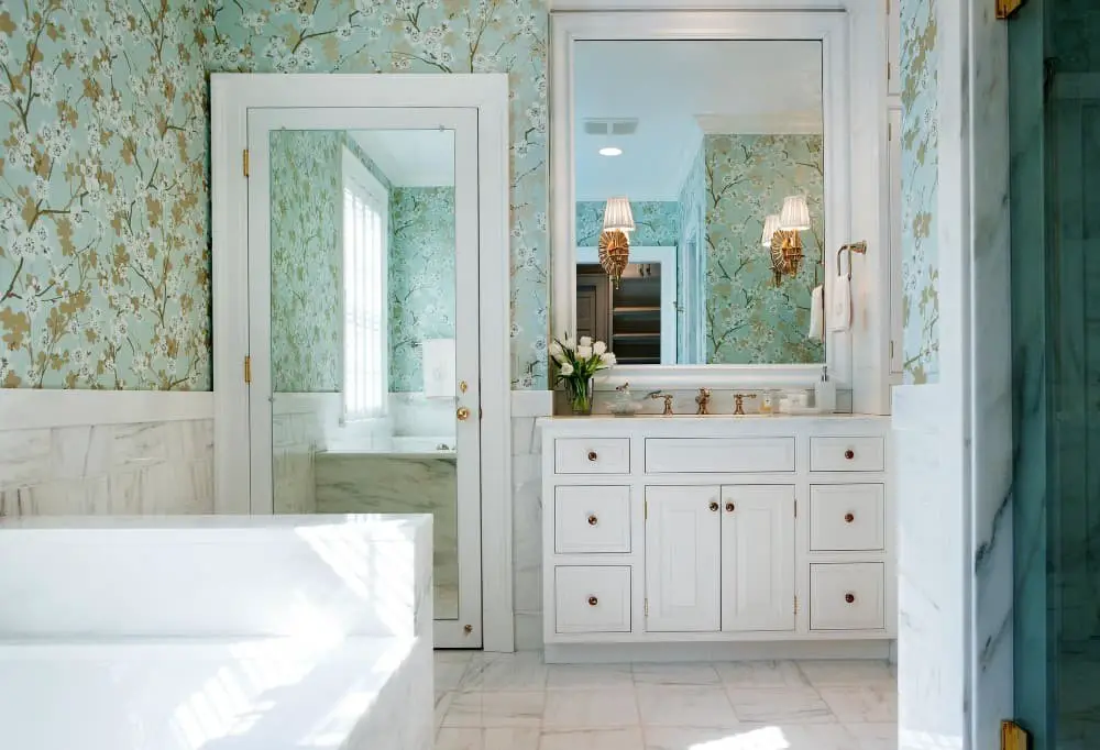 Bathroom door mirror ideas.