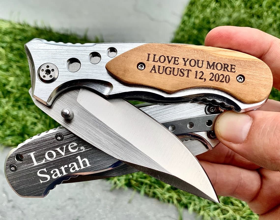 Engraved Pocket Knife.