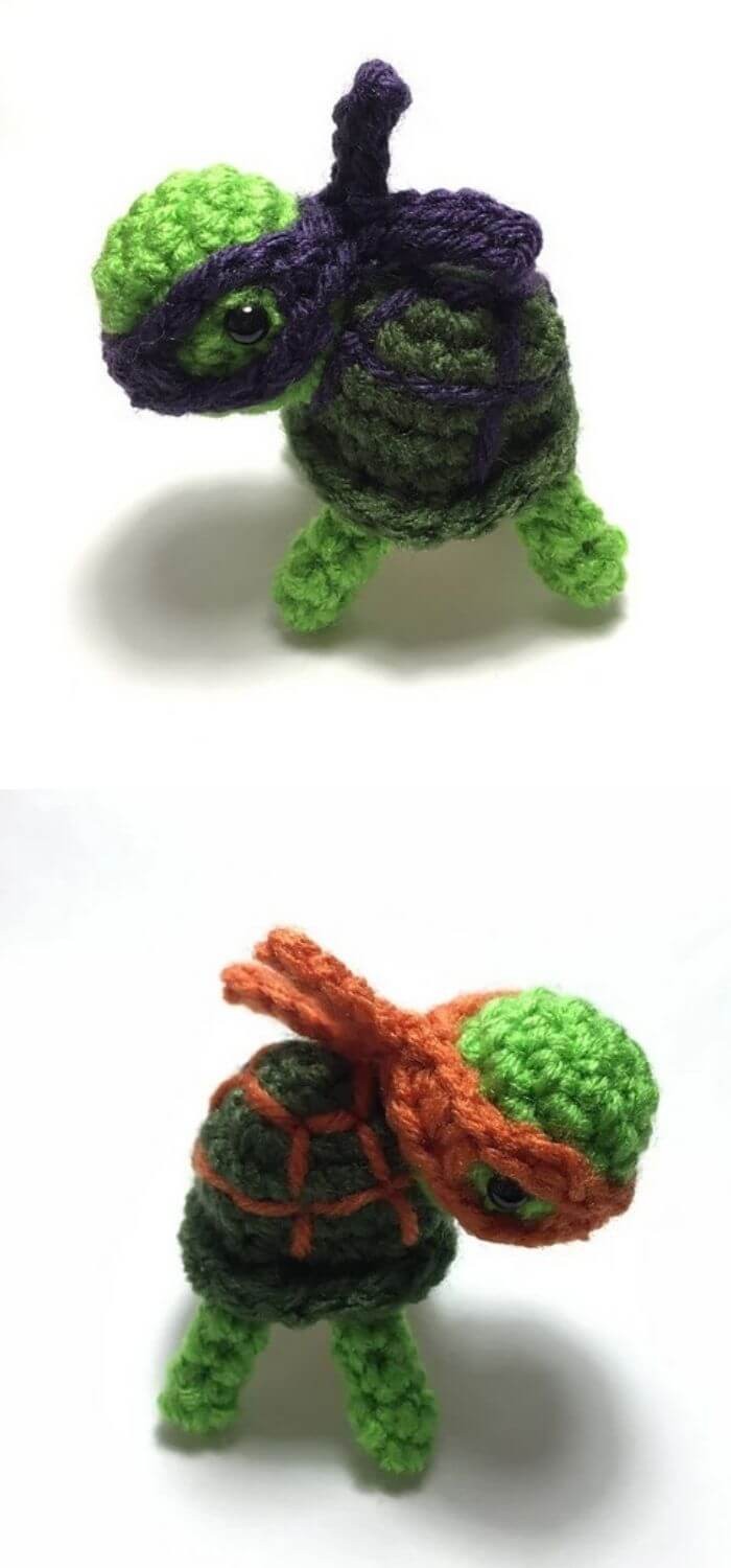 15 Crochet Turtle Amigurumi Toy Softies Free Patterns