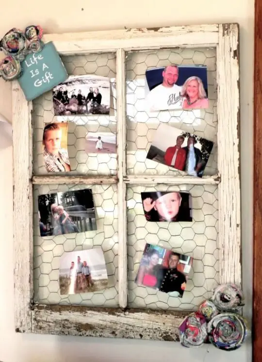 #8. Transform Your Window Frame Into A Picture Display