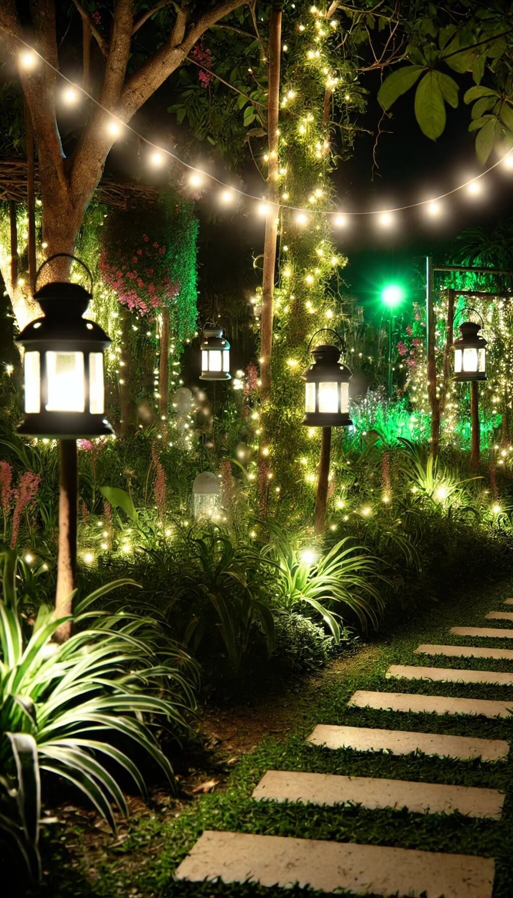 Lanterns and Fairy Lights