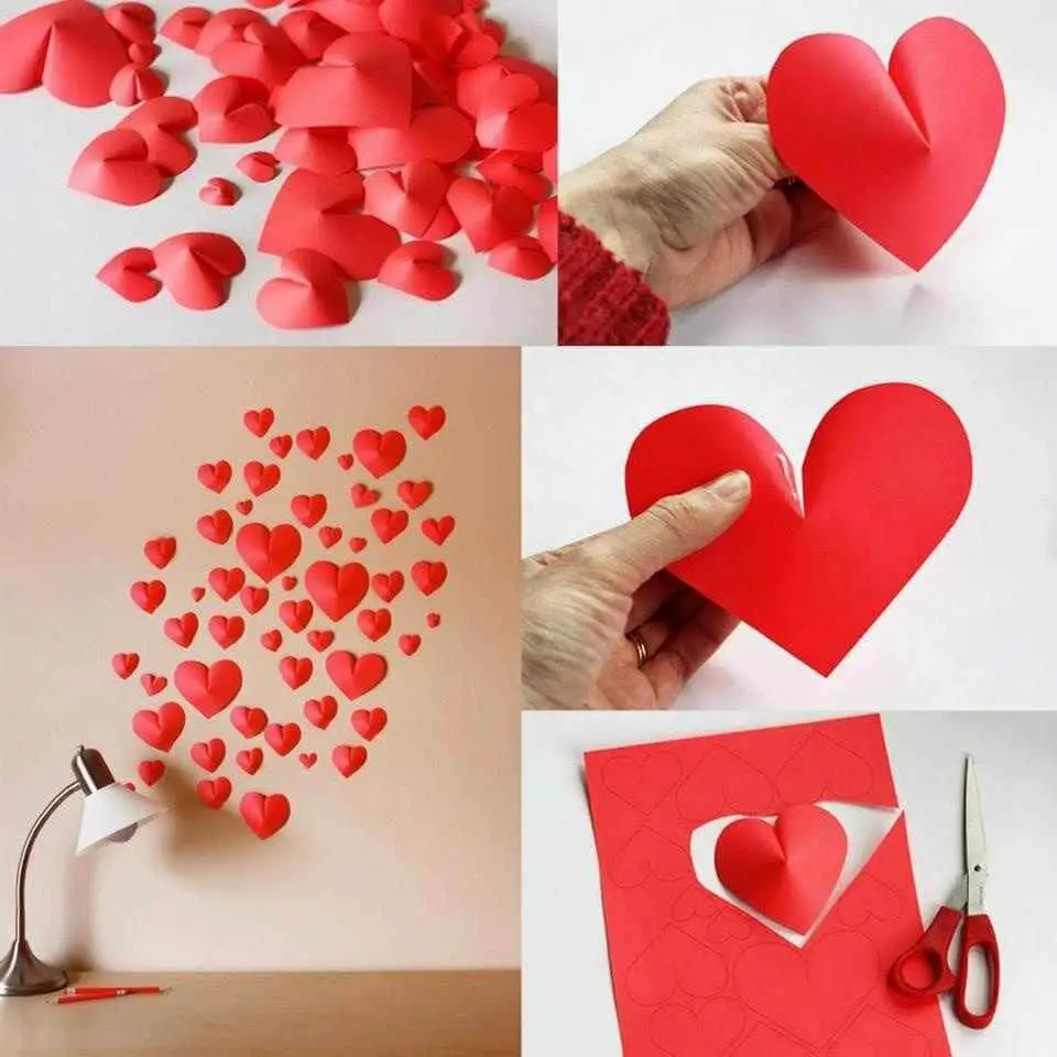 Foam hearts