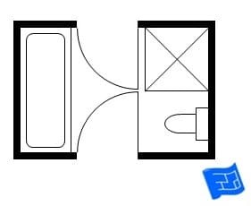 Compact floor plan