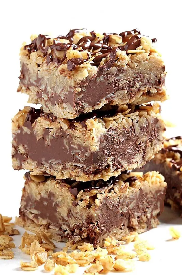 No Bake Chocolate Oatmeal Bars