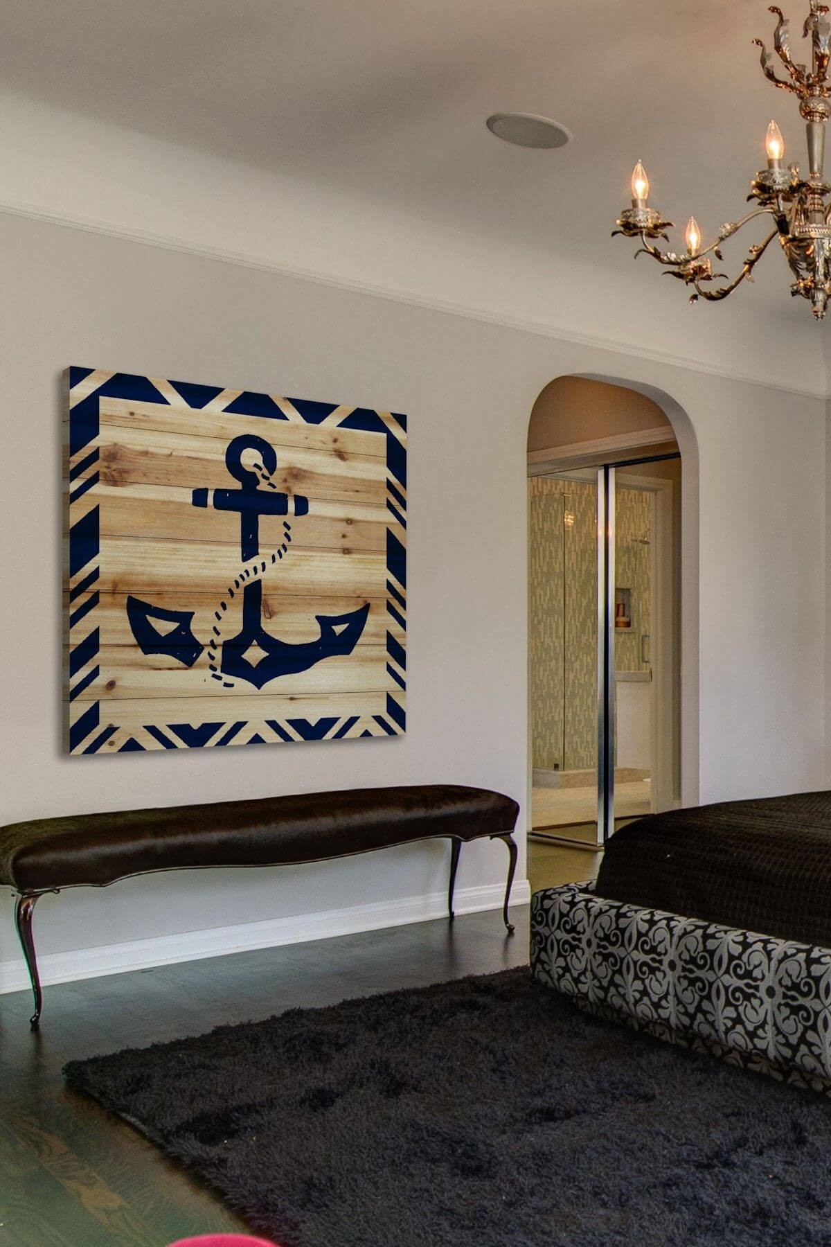 Start by Decorating the Walls of the Nautical or Sailboat Theme Bedroom