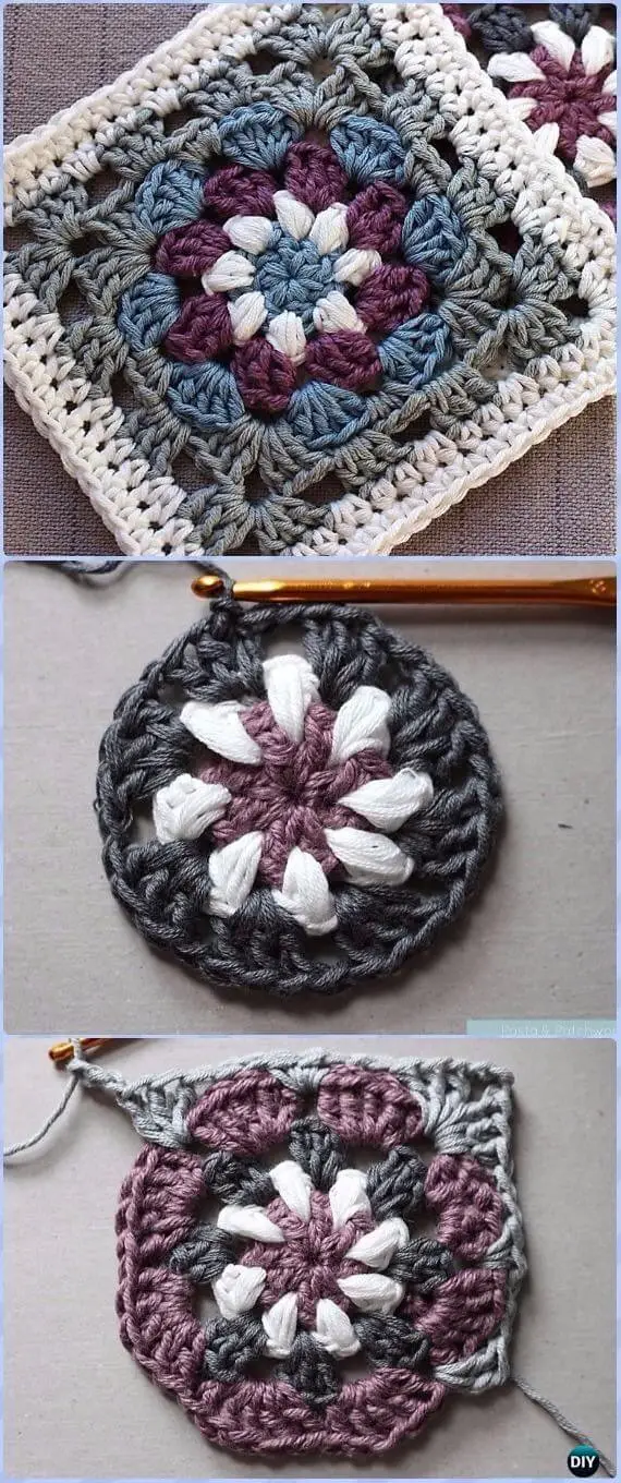 Lily pad Granny Square.