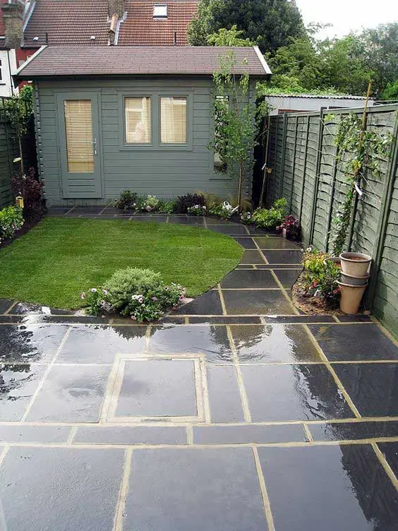 Small backyard