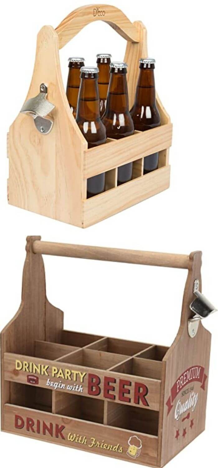 Wooden bottle Carrier