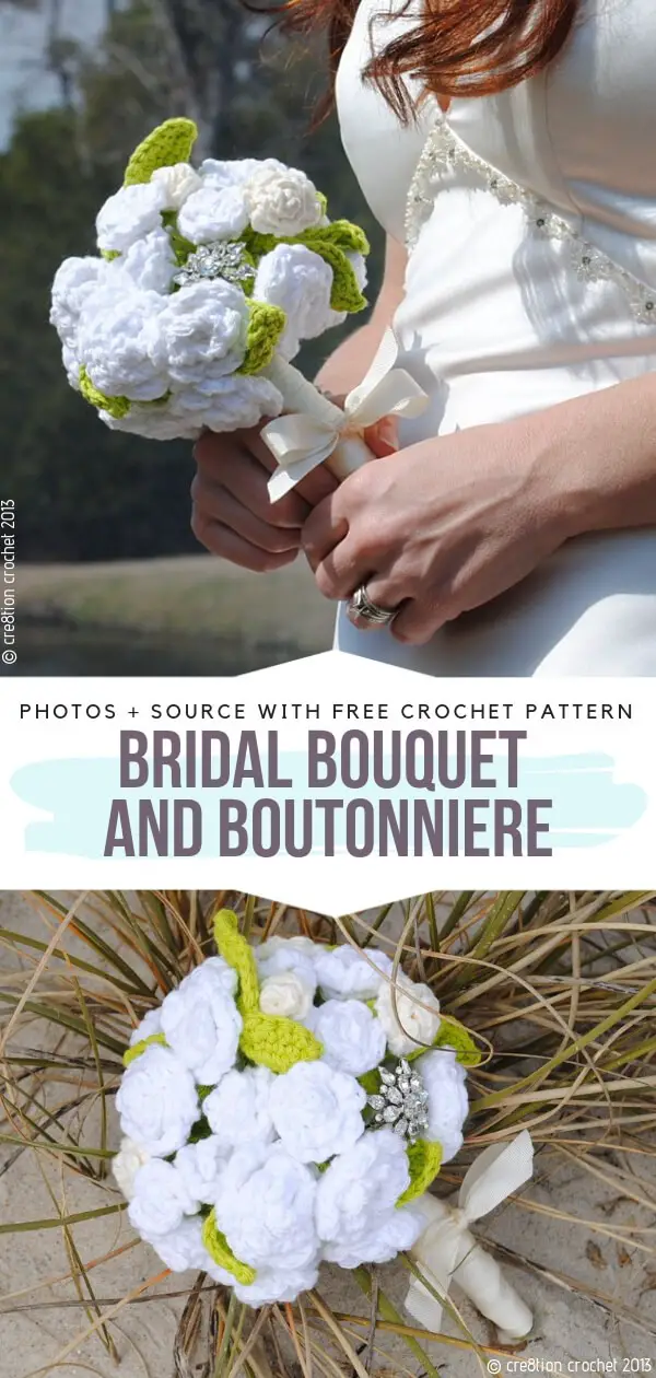 Bridal Bouquet Flower Crochet Pattern