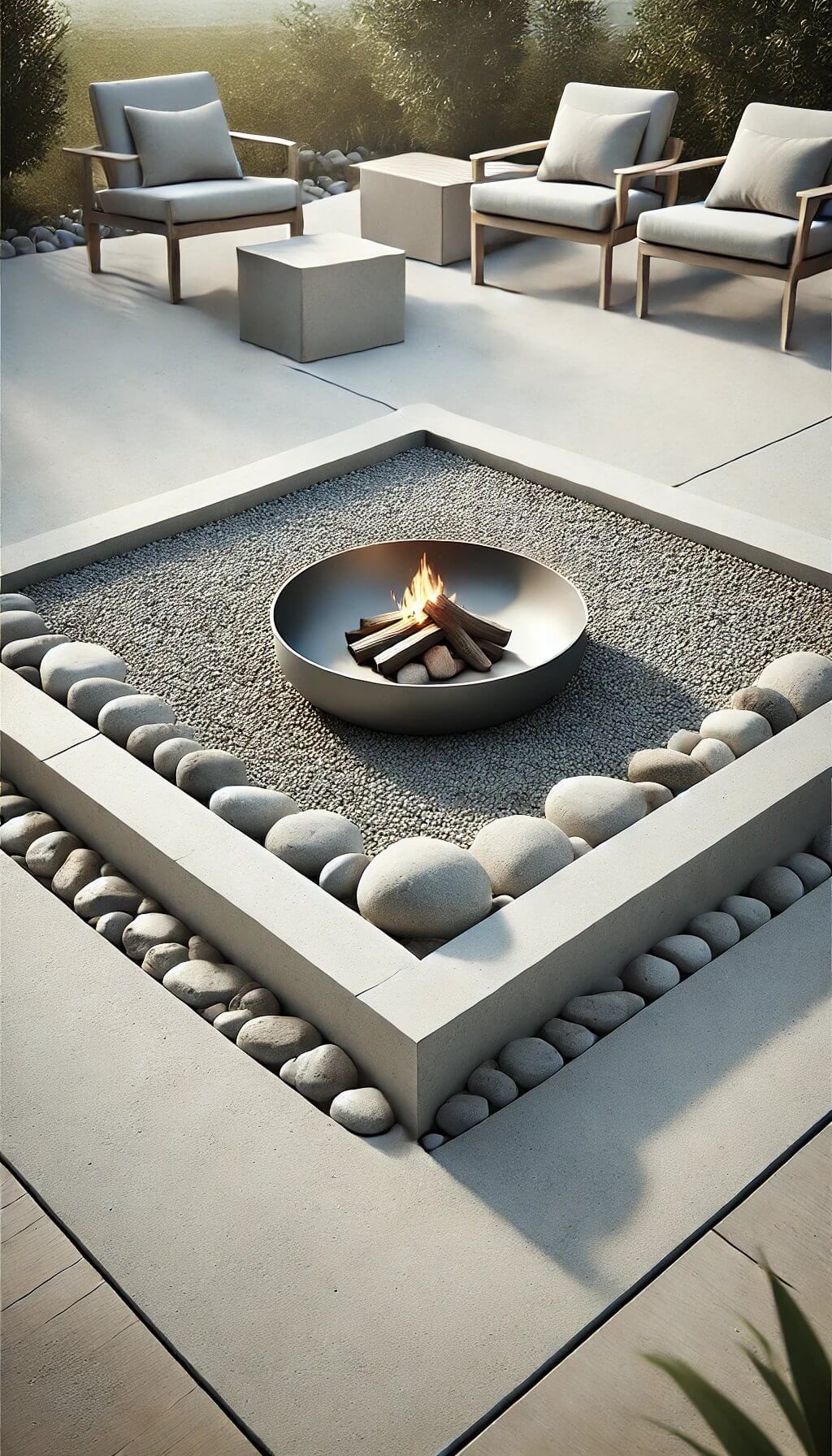 Minimalist Fire Pit Design