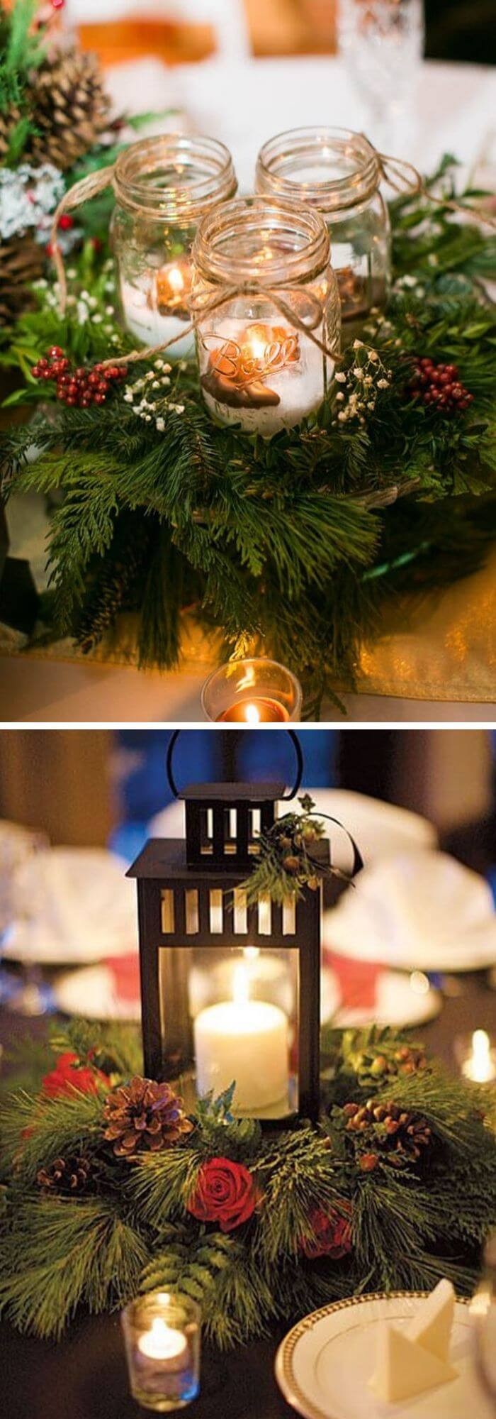 Christmas Wedding Candle Holders