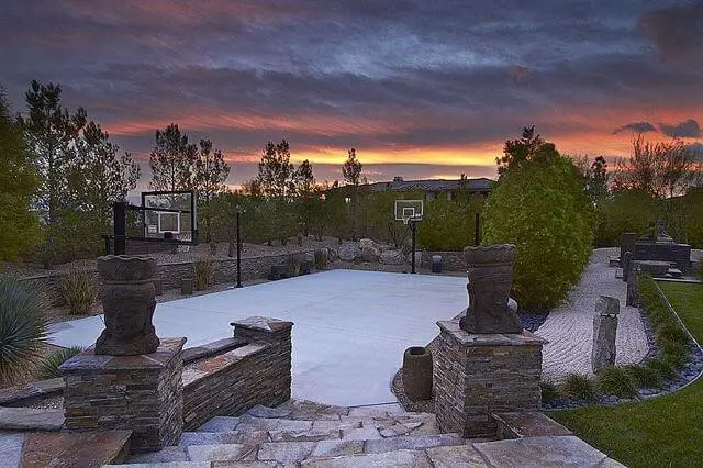 25+ Best Backyard Basketball Court Ideas And Designs