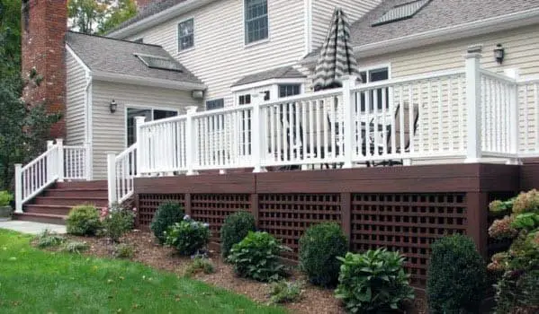 Lattice deck skirting ideas