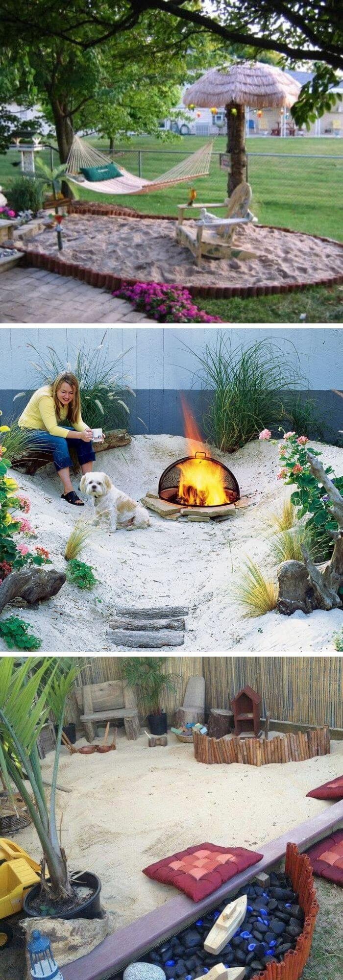 Backyard DIY Beach