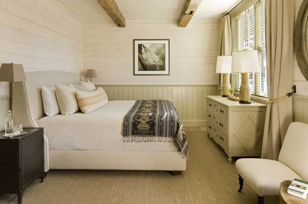 Half wall paneling ideas for bedroom.