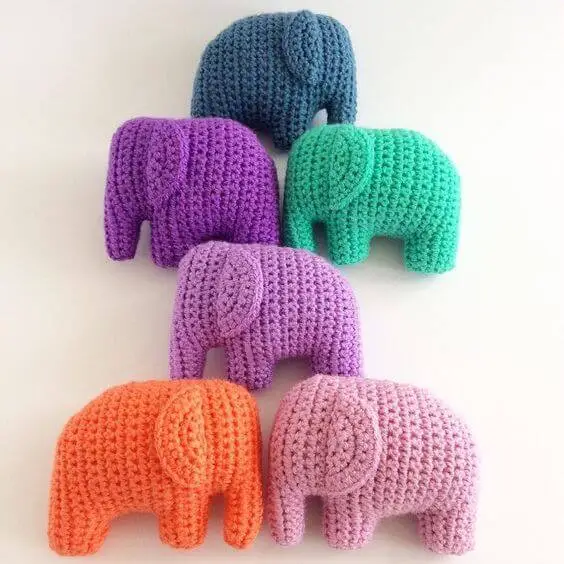 15 Crochet Elephant Softie And More Free Patterns