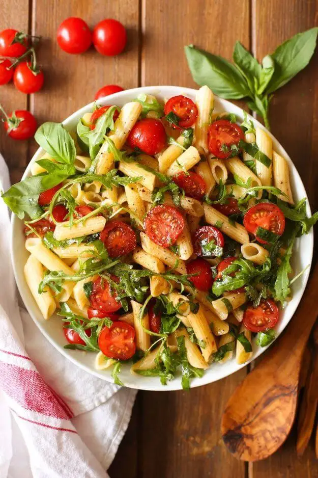 Tomato & Arugula Balsamic Pasta Salad